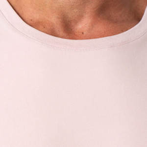 T-shirts pour hommes sur mesure en gros, couleur unie, surdimensionnés, 100% coton, poids lourd, 300 g/m², tailles grandes - Product Image 3