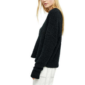 Cardigan da Donna Free People Finder Keepers con Scollo a V, Nero, Taglia X-Large, Traspirante, Casual, con Logo Frontale, per Inverno e Autunno - Product Image 1