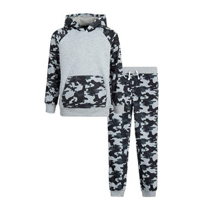 Private Label Sweat Suit Drop Shipping Custom Logo Long Sleeve <b>Hoodie</b> Pants 2 Piece Tracksuit Set Jogging Suit Men's Tracksuits - Product Image 1