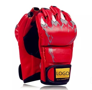 GAF superventas medio dedo arte marcial uno guantes de agarre entrenamiento profesional alta calidad guantes de boxeo MMA para adultos - Product Image 2