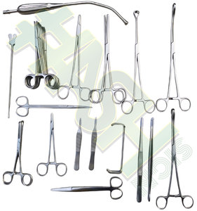 Instruments de chirurgie mineure, ensemble de 41 pièces |   Kit d'Instruments Chirurgicaux Généraux |   Instruments réutilisables en acier inoxydable pour hôpital et clinique - Product Image 2