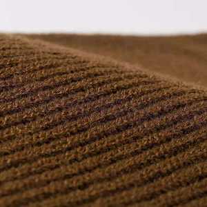 Chapeau en fourrure 100% acrylique de haute qualité, bonnet tricoté unisexe, haute élasticité, ventilation, chaleur, motif rayé, image courante, hiver - Product Image 5