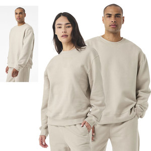 Cozy Unisex Crewneck <b>Sweatshirt</b> Bella + Canvas 3911 Midweight <b>Fleece</b> Pullover Winter Digital Printing for Custom or Blank Styles - Product Image 2