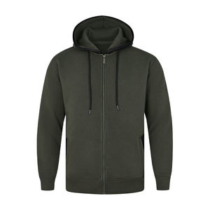 Vente en gros de sweats à capuche à fermeture éclair légers pour hommes fabriqués sur mesure avec impression numérique de style hiver brodé respirant à séchage rapide - Product Image 1