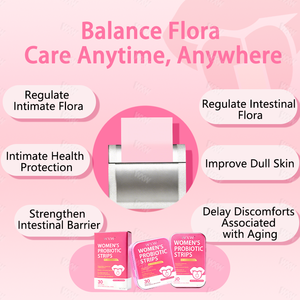 Bandes probiotiques quotidiennes pour femmes OEM/ODM, 3 milliards d'UFC, sans sucre, pour le soutien de l'intestin et du système immunitaire - Product Image 3