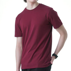 T-shirt à col rond en coton de qualité supérieure pour homme T-shirt à manches courtes de coupe classique en coton riche et confortable - Product Image 1