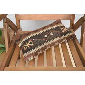 หมอนเย็บปะติดปะต่อกันสีน้ำตาลขนแกะสไตล์วินเทจ8x16นิ้วหรูหราตกแต่งลายใบไม้สไตล์วินเทจสำหรับเทคนิคการถักโซฟา - Product Image 5