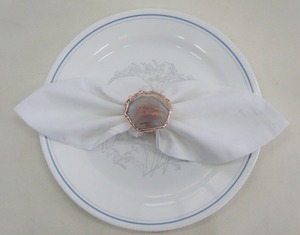 Modern Unique Elegant Personalized Handmade Vintage Fancy Customized Stylish Resin and <b>Metal</b> Napkin <b>Rings</b> - Product Image 3