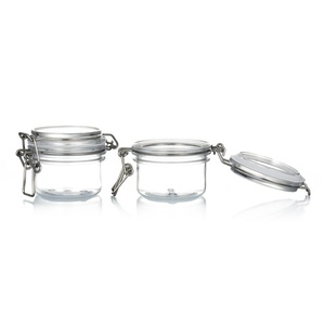 Tarros de plástico PET transparentes, recipientes rellenables herméticos de 150-380Ml para sales de baño, jabones hechos a mano, cosméticos para el cabello - Product Image 3