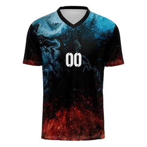 Camiseta de fútbol reversible personalizable al por mayor para niños, uniforme de fútbol juvenil con tecnología de sublimación de logotipo para hombres - Product Image 4