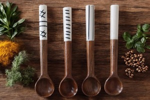 THE <b>WOODEN</b> <b>SPOON</b> CARVING Custom Logo Natural Wood <b>Cooking</b> Utensil Acacia Wood Solid <b>Spoon</b> for <b>Cooking</b> - Product Image 3