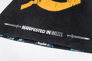 T-shirts en coton imprimés pour hommes, coupe ajustée, logo personnalisé, fournisseur OEM, t-shirts décontractés unisexes, prix de gros - Product Image 5