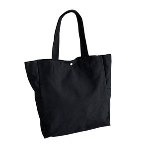 Bolsa de lona de algodón para estudiantes, bolsa con logotipo impreso personalizado, tela de compras, bolsa de lona de algodón - Product Image 1