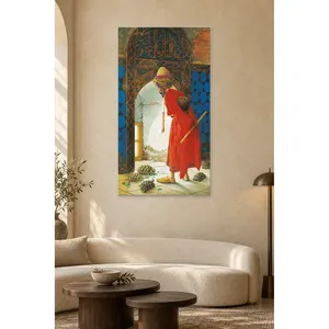 Fida Osman Hamdi Bey, l'entraîneur de tortues (tortues et derviches avec Ney), impression sur toile - Product Image 4