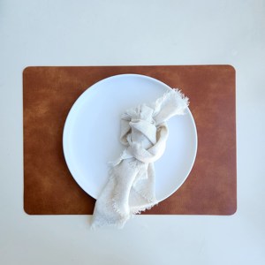 แผ่นรองหนังแท้กันลื่นแบบพรีเมี่ยมสำหรับโต๊ะอาหารร้านอาหารกันน้ำกันความร้อนกลิ่นไม่พึงประสงค์ - Product Image 3