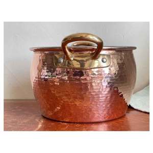 High in Demand Chef Serving <b>Dishes</b> Manufacturer From India <b>Utensils</b> Safe Copper Serving Pot with High Quality Copper Serving Pot - Product Image 6