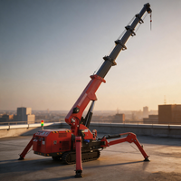 Grúa Araña RST L-711 de 5 Toneladas, Hidráulica, Telescópica, Todoterreno, para Uso en Construcción en el Mercado Europeo