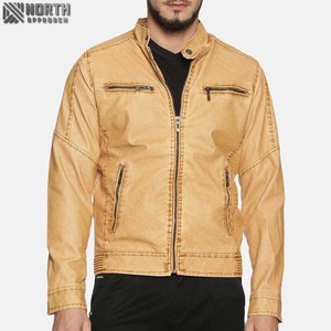 2025แจ็คเก็ตบอมเบอร์หนังแท้สำหรับผู้ชายและผู้หญิง, ดีไซน์ใหม่คลาสสิกลายพรางโลโก้ด้านหน้าสไตล์มอเตอร์ไซด์คุณภาพสูง - Product Image 1