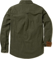 Camisa de Franela Tejida para Hombre, la Más Vendida al por Mayor, Unisex, de Algodón y Poliéster, Transpirable, Tallas Grandes, Informal, para Verano