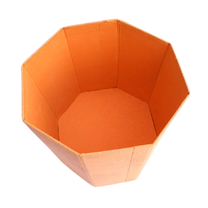 Poubelle décorative en papier de coton faite à la main pour le salon chambre à coucher salle de bain écologique et sans plastique - Product Image 1