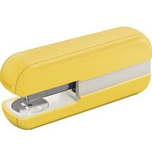 เครื่องเย็บกระดาษ Leitz Cosy 5567 24/6 26/6 แบบถอดได้/ไม่ถอดได้ ความจุ 30 แผ่น (80 กรัม/ตร.ม.) สีเหลืองด้าน พร้อมลวดเย็บ 24/6 จำนวน 200 ชิ้น - Product Image 1