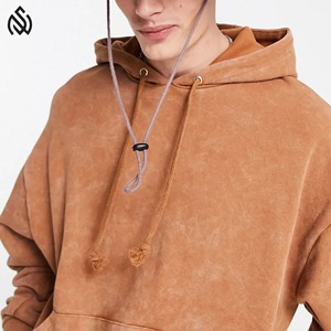 Nuevo diseño superventas hombres ácido lavado sudaderas con capucha bajo MOQ venta al por mayor hombres ácido lavado sudaderas con capucha para la venta - Product Image 6