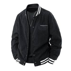 เสื้อแจ็คเก็ตคอปกตั้งด้านหน้าสไตล์วินเทจผ้าฟลีซระบายอากาศได้ดีดีไซน์สำหรับทุกเพศโลโก้ตามสั่ง - Product Image 3