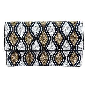 Perles de verre faites à la main broderie classique de luxe fantaisie à la mode forme personnalisée couleurs mélangées sac à main nouveaux sacs fourre-tout promotionnels - Product Image 1