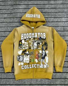 Ropa de invierno para hombres Sudaderas con capucha casuales de color sólido Sudaderas CON CAPUCHA DE MODA Sudaderas con capucha ajustadas para hombres - Product Image 4