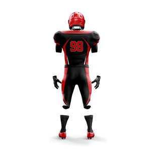 Maillot de football américain personnalisé en gros, nouveau design, dernière vente chaude, 100% polyester, uniforme de football américain - Product Image 3