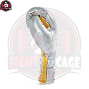 โลโก้ของคุณเอง ปรับแต่งได้อย่างเต็มที่ ทนทาน น้ำหนักเบา ระบายความชื้นได้ดี ถุงมือชกมวยหนังแบบผูกเชือกสำหรับมืออาชีพ ขนาดต่างๆ - Product Image 2