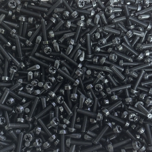 Nylon PA66 White and Black M2 - M12 DIN 7985 Plastic Round Head <strong>Screws</strong> and Bolts - Product Image 6