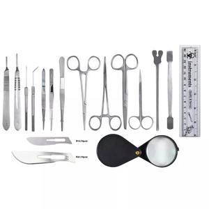 Ensemble chirurgical manuel en acier inoxydable de 18 pièces Kit de dissection complet pour le nettoyage biologique des équipements de remplissage des dents - Product Image 2