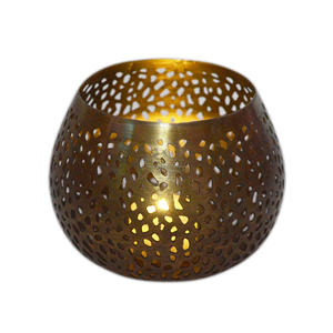 Pot de cire Votive en Nickel noir avec thème brillant, lampe à thé et porte-bougie, décoration de la maison, Design de dîner et de mariage - Product Image 6