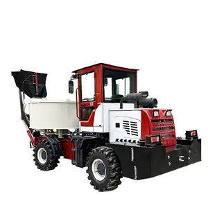 Low price brand new cement mixer truck 4500kg mini self loading concrete mixer