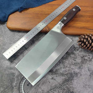 Cuchillo de Cocina de Doble Uso, Hecho a Mano, con Mango Ergonómico, Espalda Reforzada, Ambidiestro, Ligero, de Acero Inoxidable, para Rebanar - Product Image 4