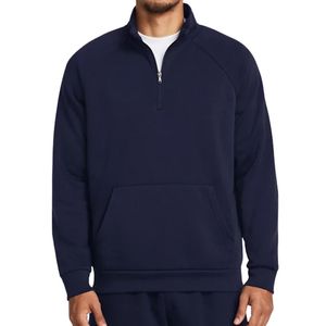 Invierno otoño gran tamaño media cremallera estilo diseño personalizado algodón poliéster Streetwear Vintage hombres sudaderas - Product Image 5