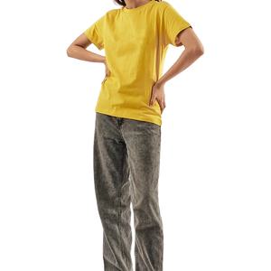 Nuevas Camisetas de Manga Corta para Mujer al por Mayor, Ecológicas, de Poliéster/Algodón, con Logotipo Personalizado, Ropa Urbana, Logotipo Personalizable, Tela de Lona - Product Image 3