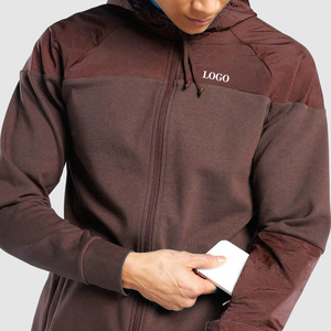 Survêtement personnalisé à manches longues avec fermeture éclair pour hommes, prix bas / service OEM, prix de gros, survêtement décontracté tendance - Product Image 2