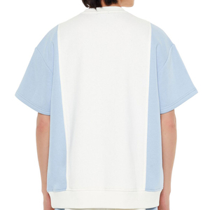 OEM Heavyweight Contrast Color T <b>Shirts</b> Plain Stitching Color Custom Logo <b>Fleece</b> T <b>Shirts</b> Manufacturer - Product Image 4