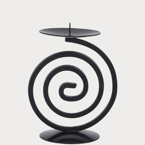 Portavelas Cónico Rústico de Hierro para Decoración del Hogar y Navidad - Product Image 4