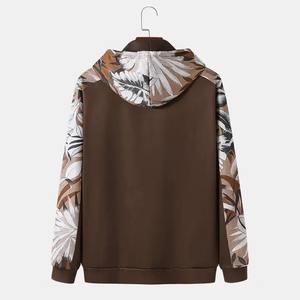 2023 personnalisé imprimé broderie surdimensionné sweat à capuche bouffant de haute qualité hommes sweat col rond à manches longues polaire solide femmes - Product Image 6