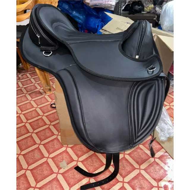 Selle De Course Western En Cuir - Taille 12 à 14 Pouces - Avec Ensemble - Neuf