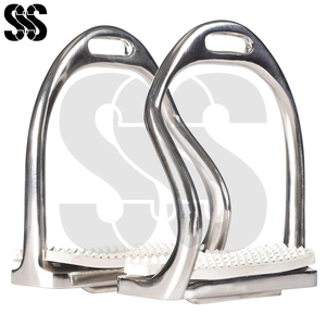 Estribos de Equitación de Acero Inoxidable Duradero con Reposapiés de Goma, Accesorios para Sillas de Montar, Colores y Tamaños Personalizados al por Mayor - Product Image 6