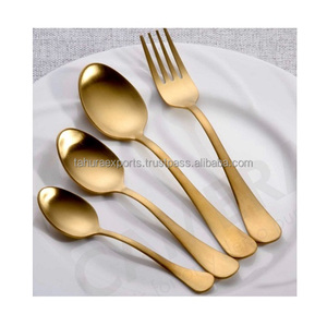 Juego de cubiertos para servir cena con acabado plateado de acero inoxidable personalizado hecho a mano y ecológico para bodas - Product Image 4