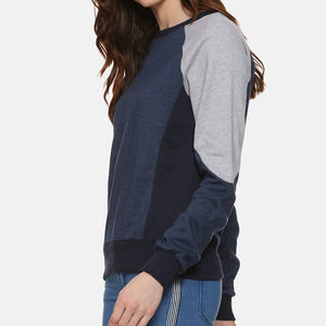 2025, sudadera verde de cuello redondo para mujer, algodón polar, logotipo personalizado con manga larga, ropa de calle de gran tamaño para exteriores, ropa de moda - Product Image 3