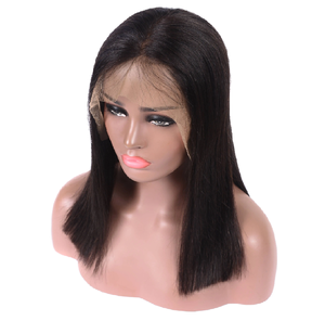 Perruques tressées de cheveux humains lisses sans colle avec dentelle Full Frontal original à vendre - Product Image 3