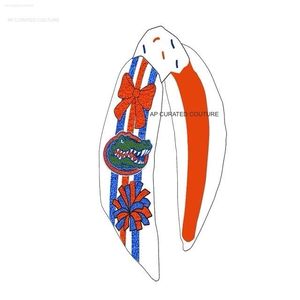 Bandeau large noué à la main perlé Gameday Design pour femmes et filles bandes de cheveux de fête de Football d'équipe de sport - Product Image 3