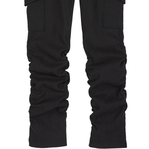 กางเกงวอร์มเข้ารูปผ้าฝ้ายคุณภาพสูงสำหรับผู้หญิงกางเกงวิ่งแบบเรียงซ้อนแบบกำหนดเองกางเกงกีฬาสำหรับออกกำลังกายสไตล์หน้าแบน - Product Image 4