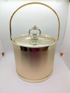 Cubitera de Hielo Dorada de Lujo para Exhibición de Lujo, Eventos Especiales, Diseño Elegante para Mesa, para Bar en Casa y Decoración Premium - Product Image 5